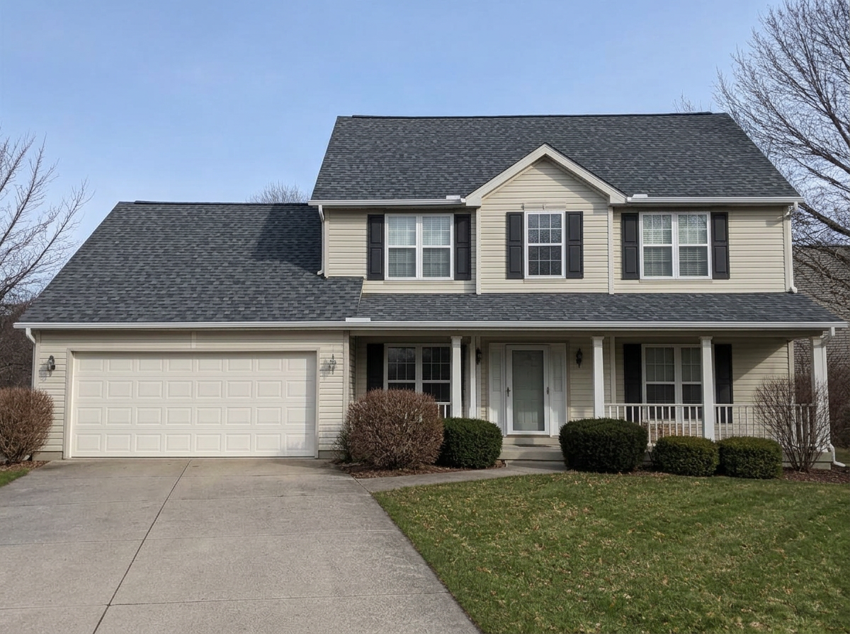 Roof after roof replacement in Kankakee County, Illinois
